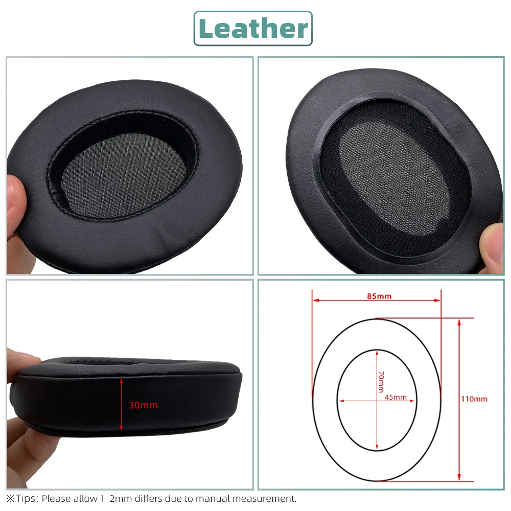 KQTFT 1 Pair of Replacement Ear Pads for Philips SHP9500 SHP-9500 Headset EarPads Earmuff Cover Cushion Cups