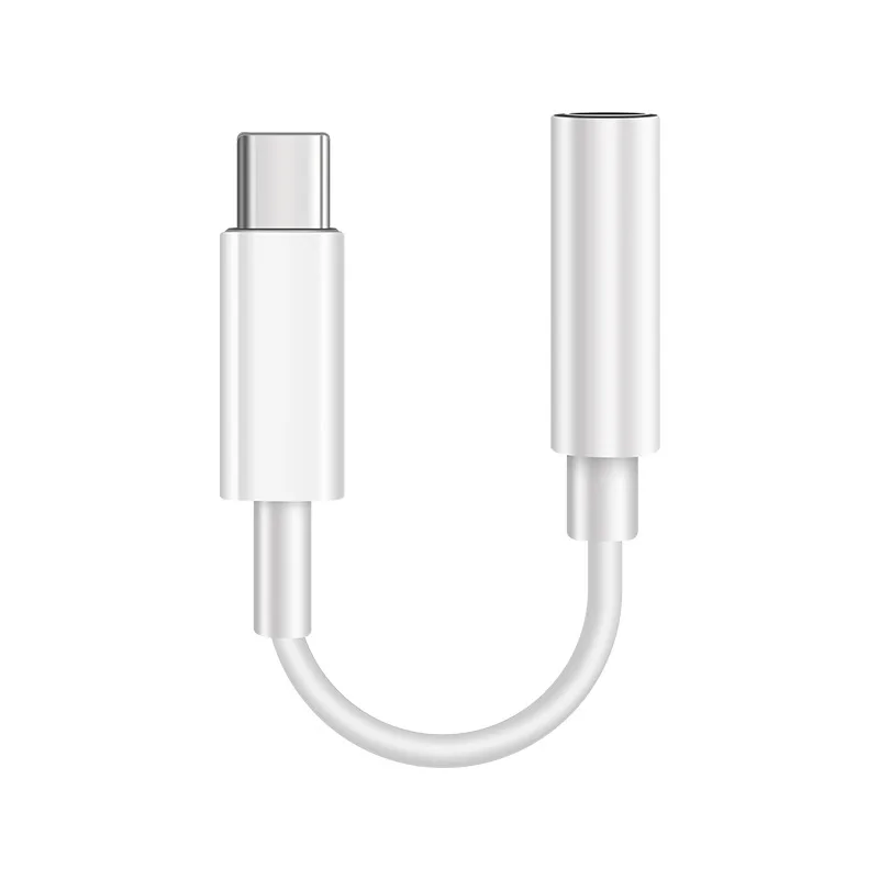 Adaptador de Audio tipo C a auriculares de 3,5mm, adaptador adecuado para Samsung y Huawei de alta calidad