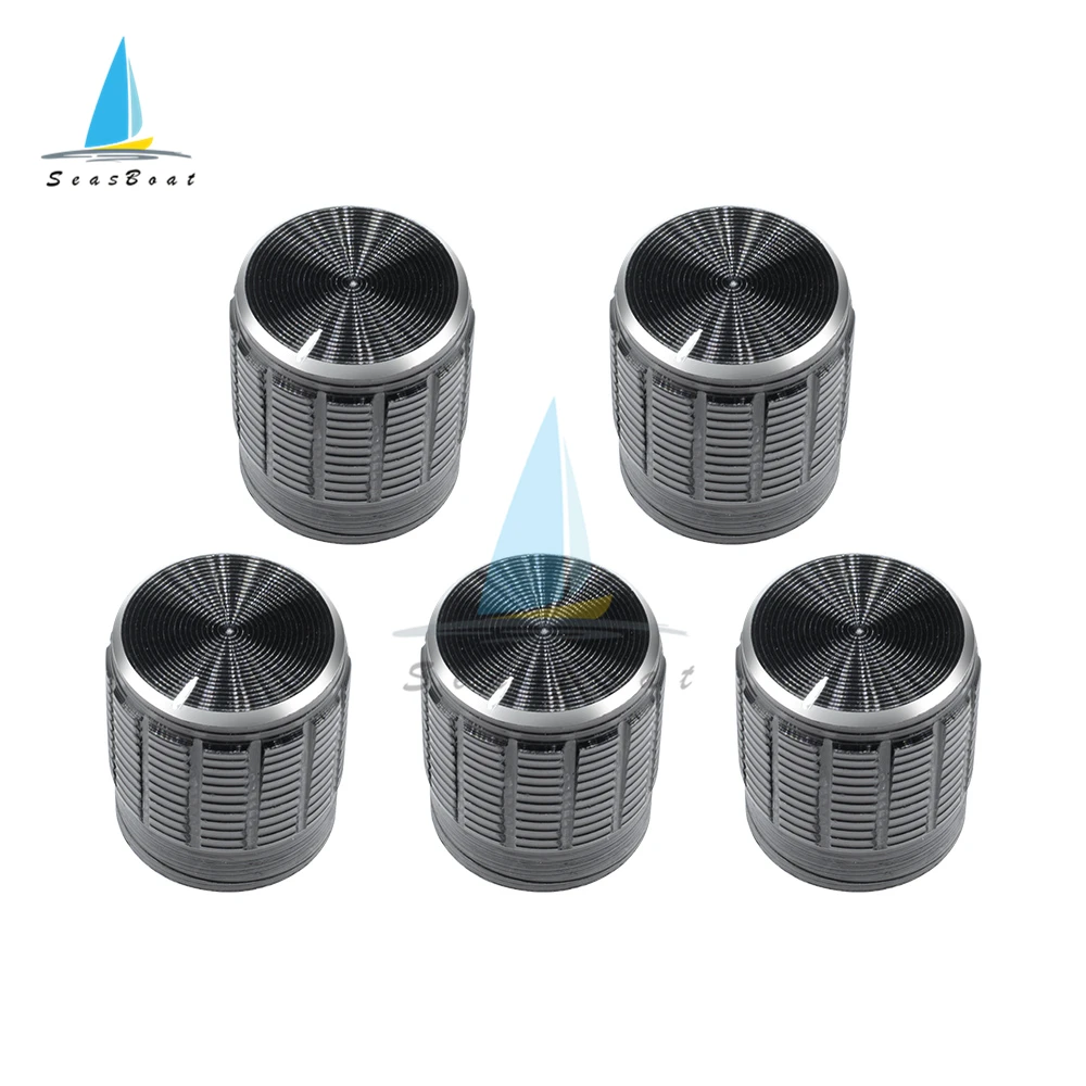 5ชิ้น/ล็อต6มม.PotentiometerลูกบิดหมวกKnurled Shaft Potentiometerปุ่มควบคุมเส้นผ่าศูนย์กลาง15มม.X 17มม.อลูมิเนียมสวิทช์ลูกบิด
