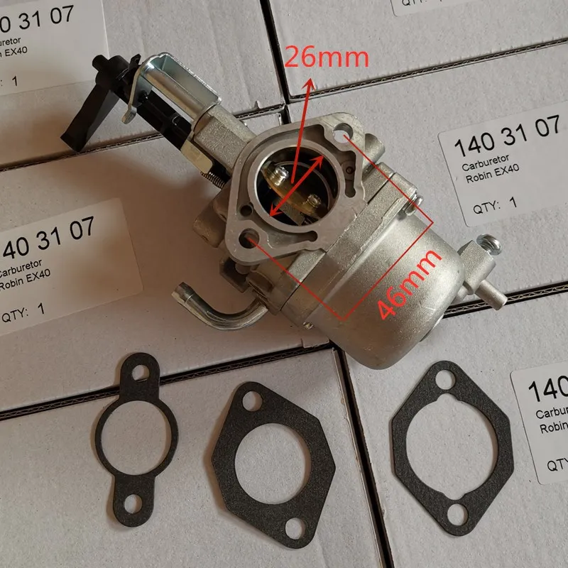 Imagem -05 - Carburador Ex40 Carb para Robin Subaru Ex40 Peças de Gerador de Motor 20b6232020 20b-6230230 20b-62301-30 20b-6230140