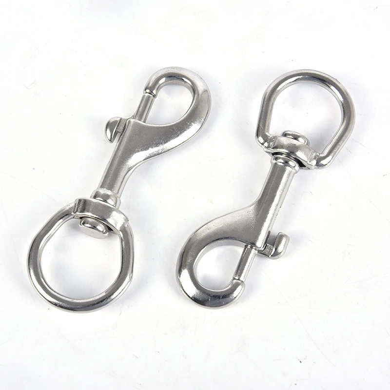 65mm/70mm/80mm/90mm/100mm/120mm Stainless Steel Bolt Snap Hook Clip Diving Singel Hook BCD Accessories Tools