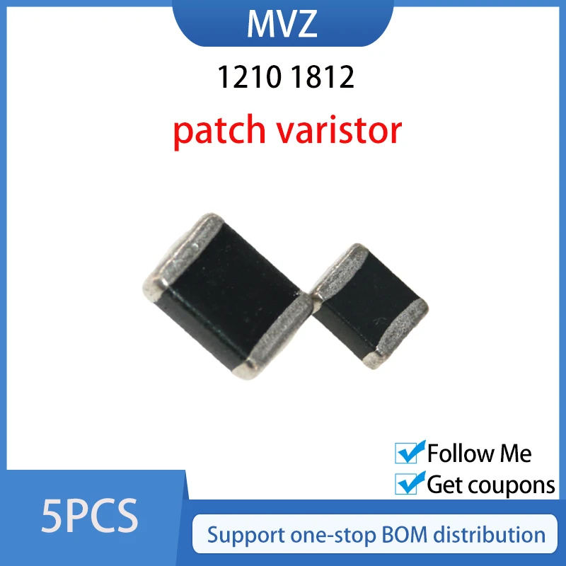 1210 1812 patch varistor 27V 28V 30V 33V 35V 38V 39V 40V 42V 45V 47V 48V 50V 56V 60V 68V 82V 85V 100V 120V 270V 380V 430V 470V