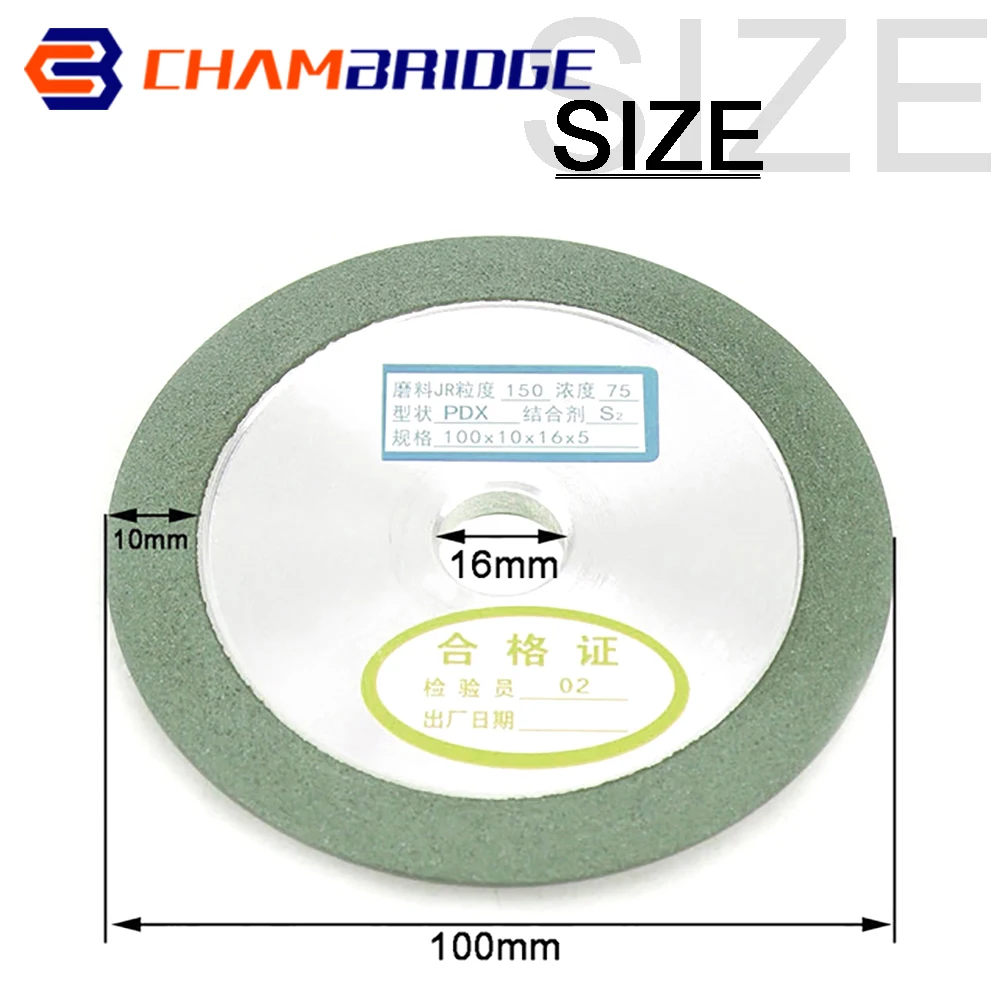 Diamond Grinding Wheel 100mm/125mm/150mm Circle Cutting Discs Grit 150-400 For Tungsten Steel Milling Cutter Sharpener Grinder