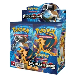 Mais novo 324Pcs Pokemon Cartões Sun & Moon XY Evoluções Pokemon Booster Box Collectible Jogo de Cartas Tradiner brinquedo para crianças