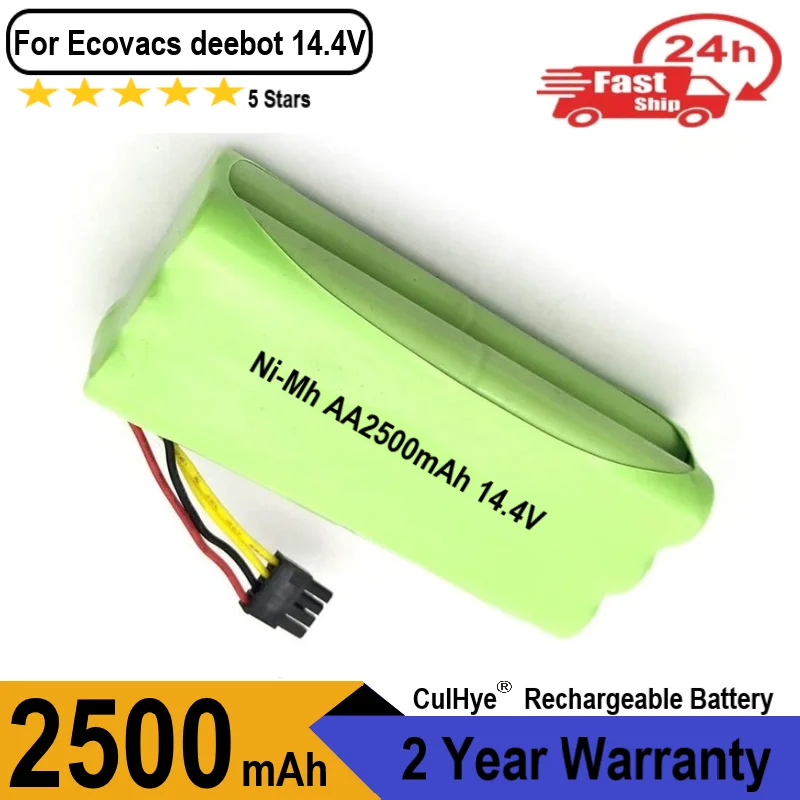 Ni-MH AA 2500mAh dla ECOVACS 14.4V akumulator Deebot Deepoo X600 ZN605 ZN606 ZN609 Midea VCR01 VCR03 odkurzacz