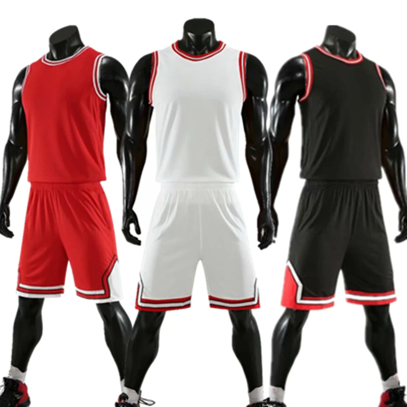 

kids Adult Basketball Jersey Set Child Men Basketball Uniform Training Wear Basketball Vest & Shorts Sports suit Team Custom