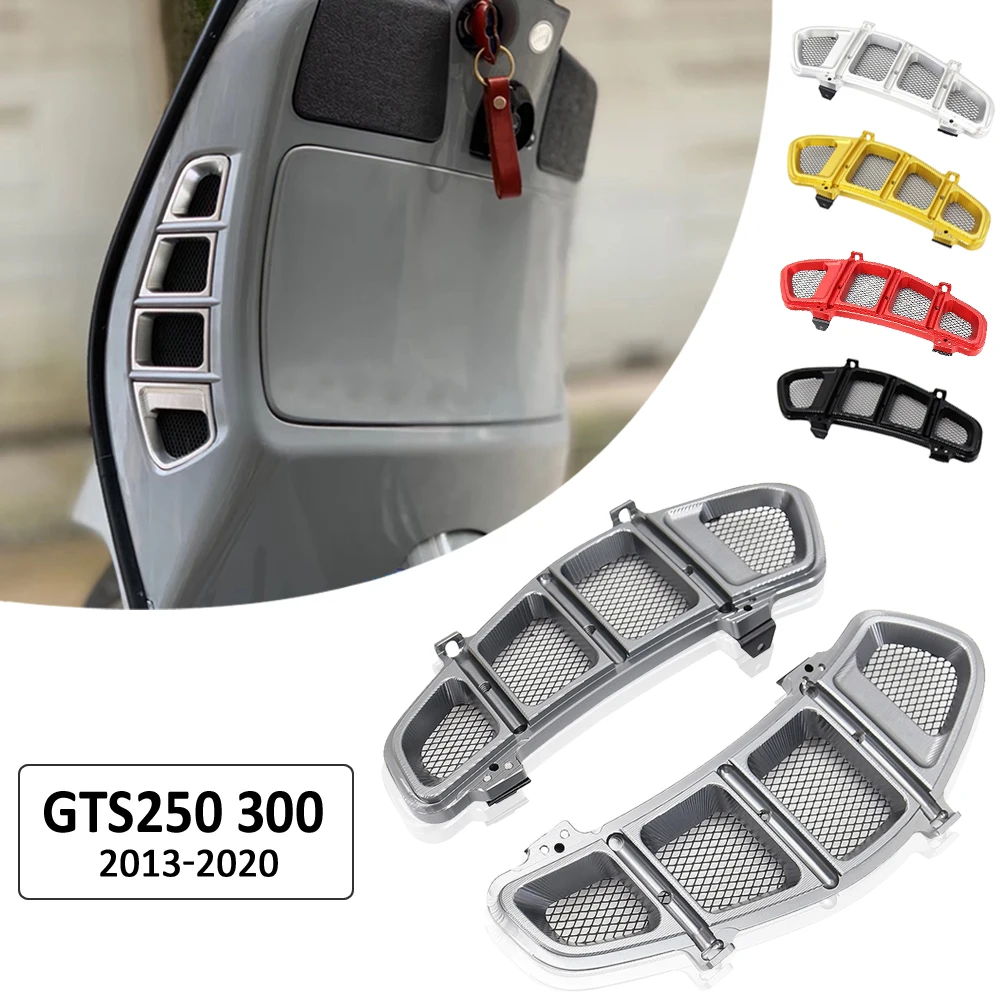 

GTS300 GTS250 Motorcycle Radiator Guard Grille Protector Bezel Cover For VESPA GTS 250 300 2013-2020 2014 2015 2016 2017 2018 19