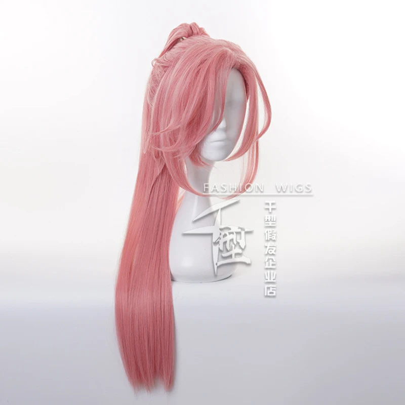 Wig Cosplay Anime SK8 The Infinity Cherry Blossom Model Ekor Kuda Wig Rambut Sintetis Tahan Panas + Topi Wig