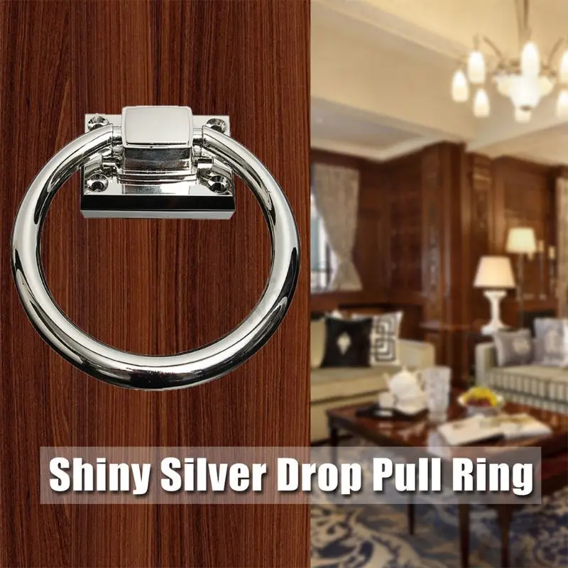 2024 New Stainless Steel Cabinet Cupboard Door Pulls Modern Ring Pulls Wardrobe Wooden Box Handle Furniture Decor Knob Household