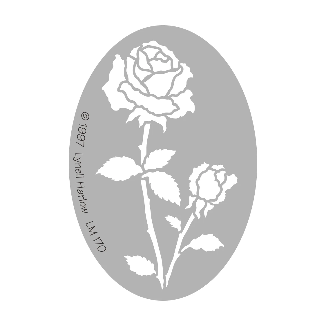 Embossing Dreamweaver Stencils LM 170 Rose