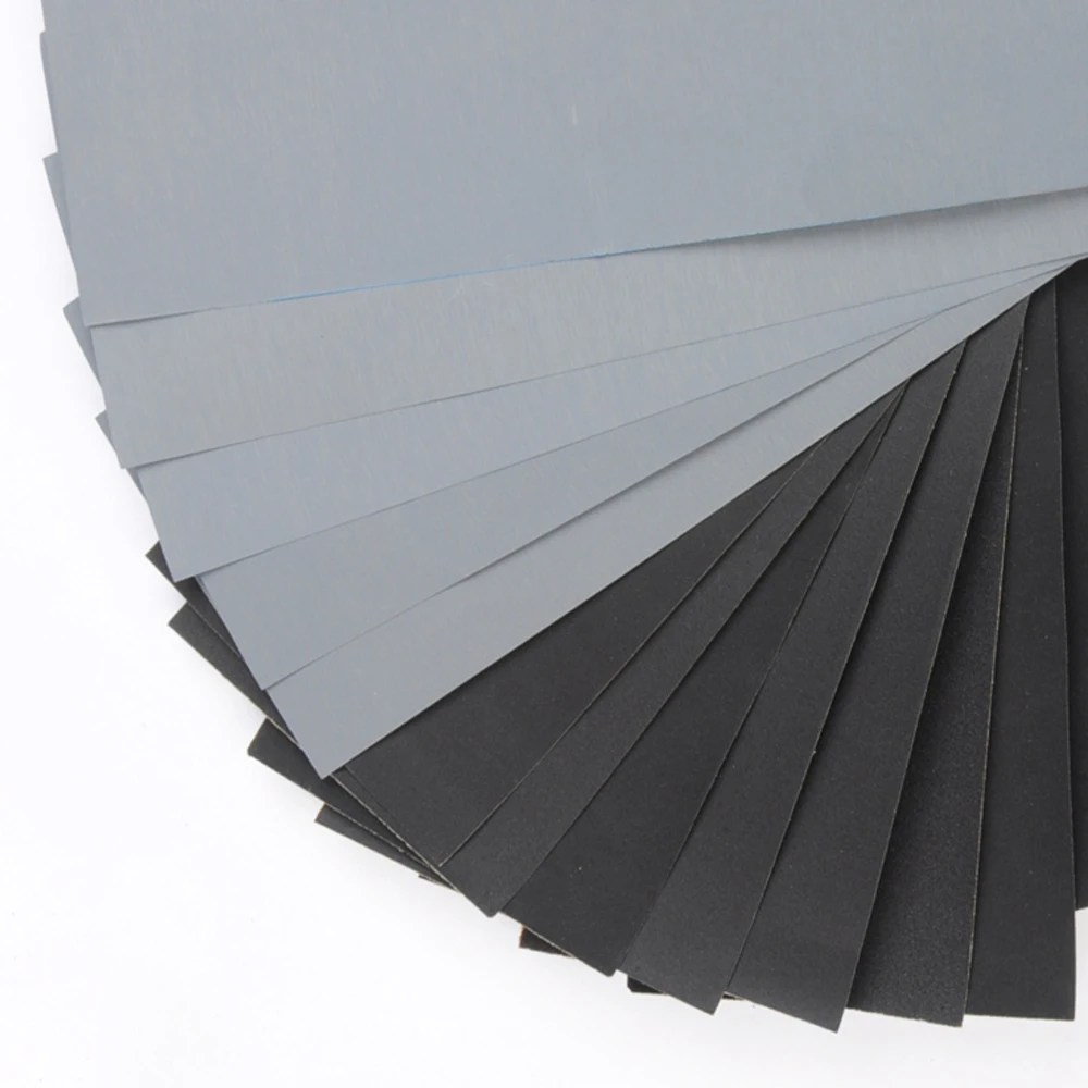 36/42Pcs Wet Dry Sandpaper 120-3000 Grit Assortment Abrasive Paper Sheets For Automotive Sanding Wood Furniture Finishing 23*9cm
