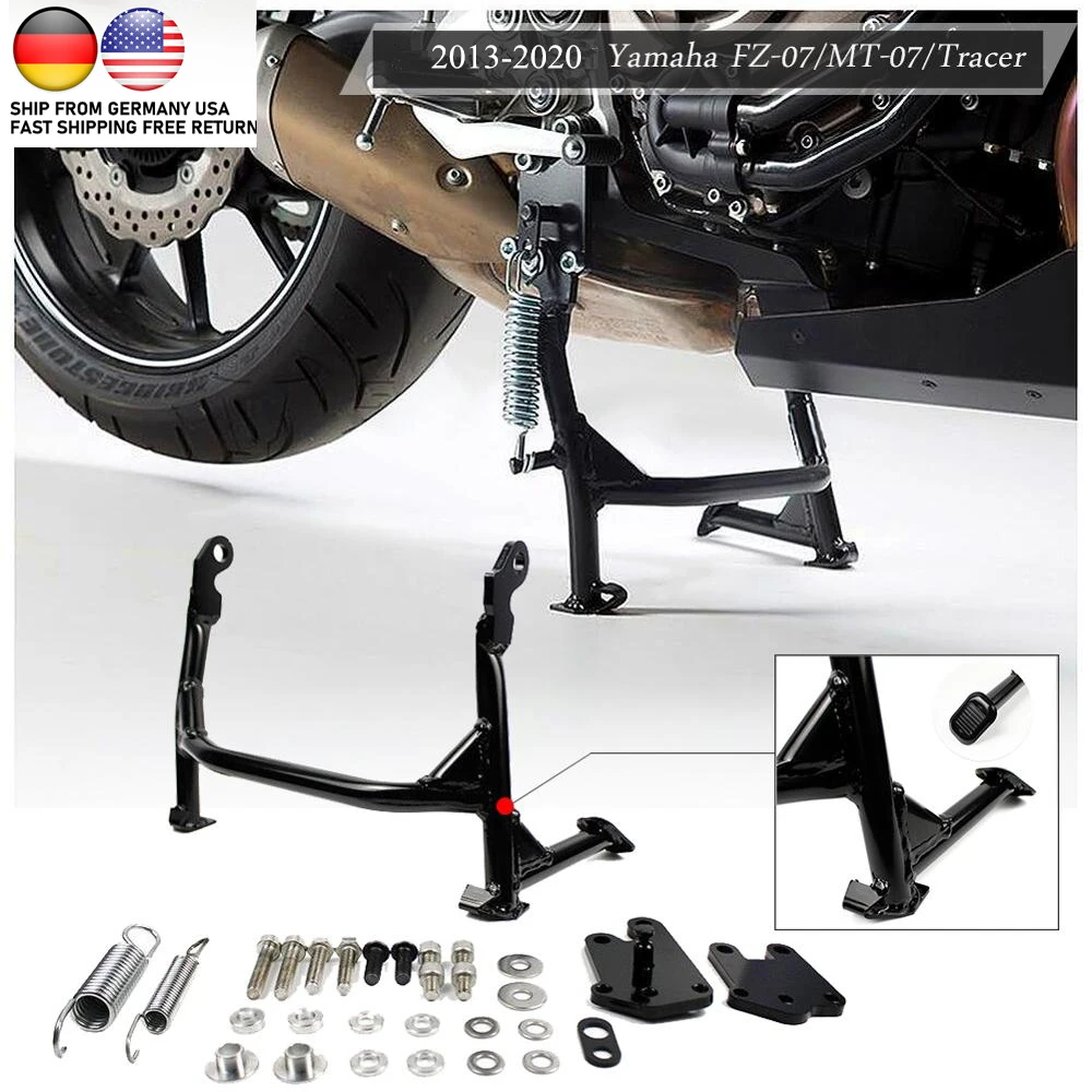 Motorcycle Foot Center stand for 2013-2020 Yamaha For MT 07 Tracer MT-07 FZ-07 MT07 FZ07 Foot Peg Mount Bracket Frame Kickstand