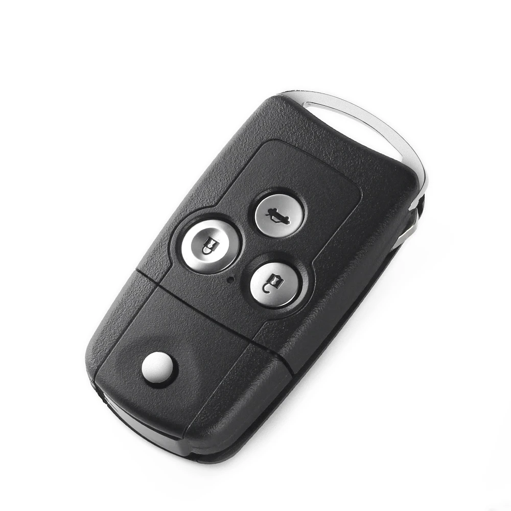 KEYYOU For Honda Acura Civic Accord Jazz CRV HRV Remote Flip Car Key Fob Shell Case 3/4 Buttons 2009 2010 2011 2012 2013 2014