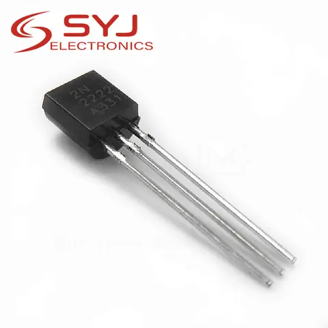 100pcs 2N2222A TO-92 IC Chip CazenOveyi