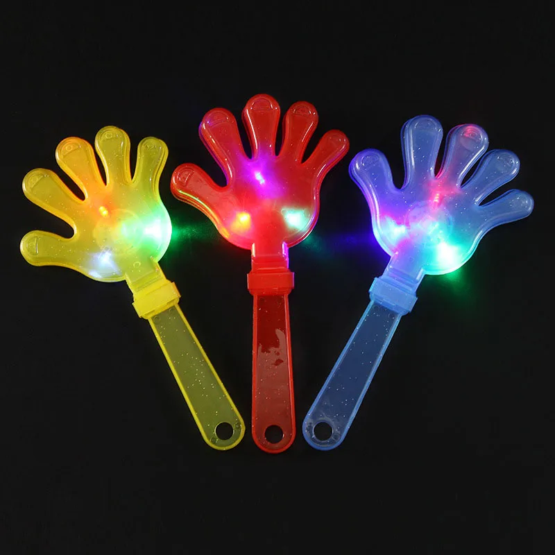 

Fashion Top Fashion Sale Led Wedding Dress 25pcs/lot Light Up Kids Toys Applause Props Led Clap Hands For Palms Shoot Toy For