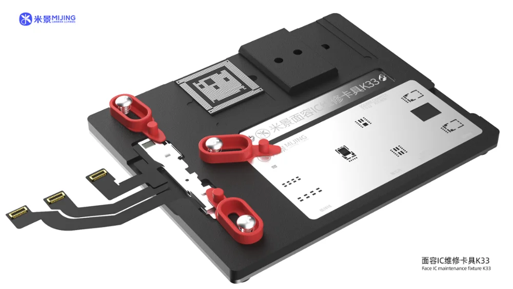 MJ K33 Mặt ID Bảo Dưỡng Đèn Cho Iphone X-11 Pro Max Mặt ID Mạng Tinh Thể Chấm Máy Chiếu Sửa Chữa BGA Reballing Trồng nền Tảng