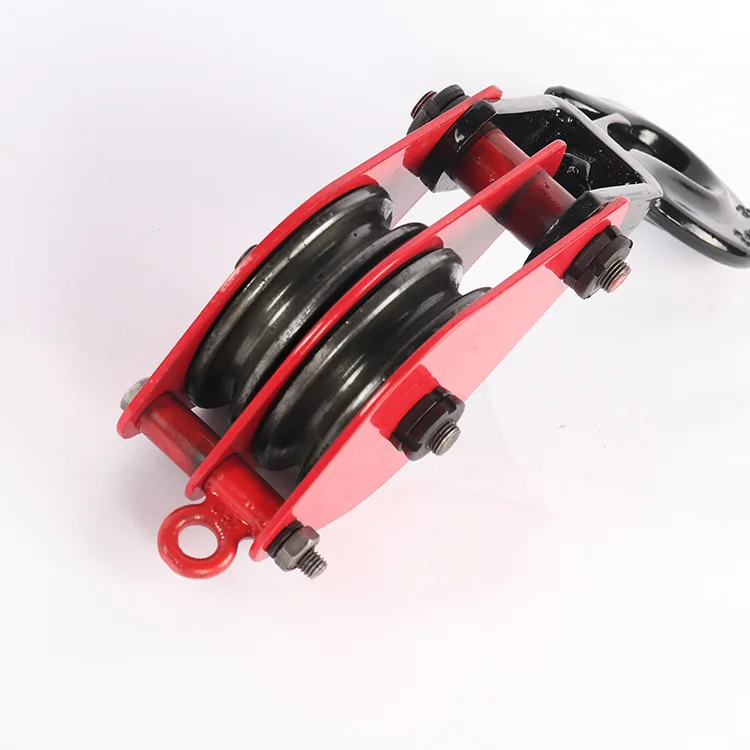 Two-Wheeled Hook Block 2T Iron Block Panshi Brand Lifting Block Custom-Made