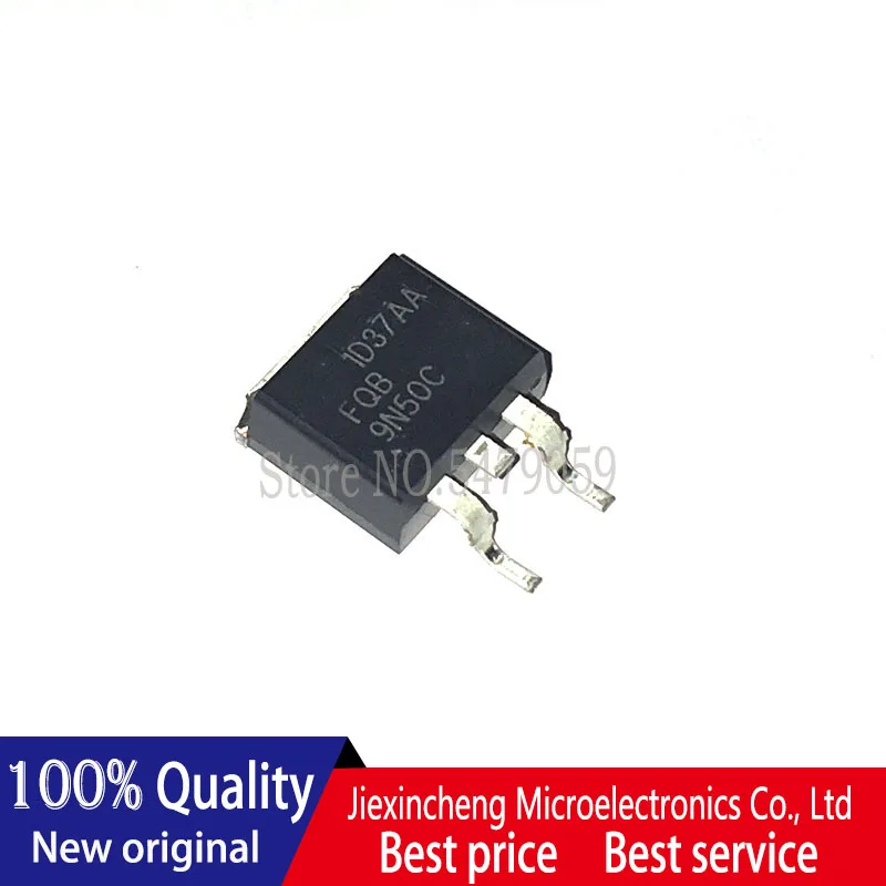 10PCS FQB9N50CTM FQB9N50C 9N50C N-CH 500V 9A-263 MOSFET Baru Asli