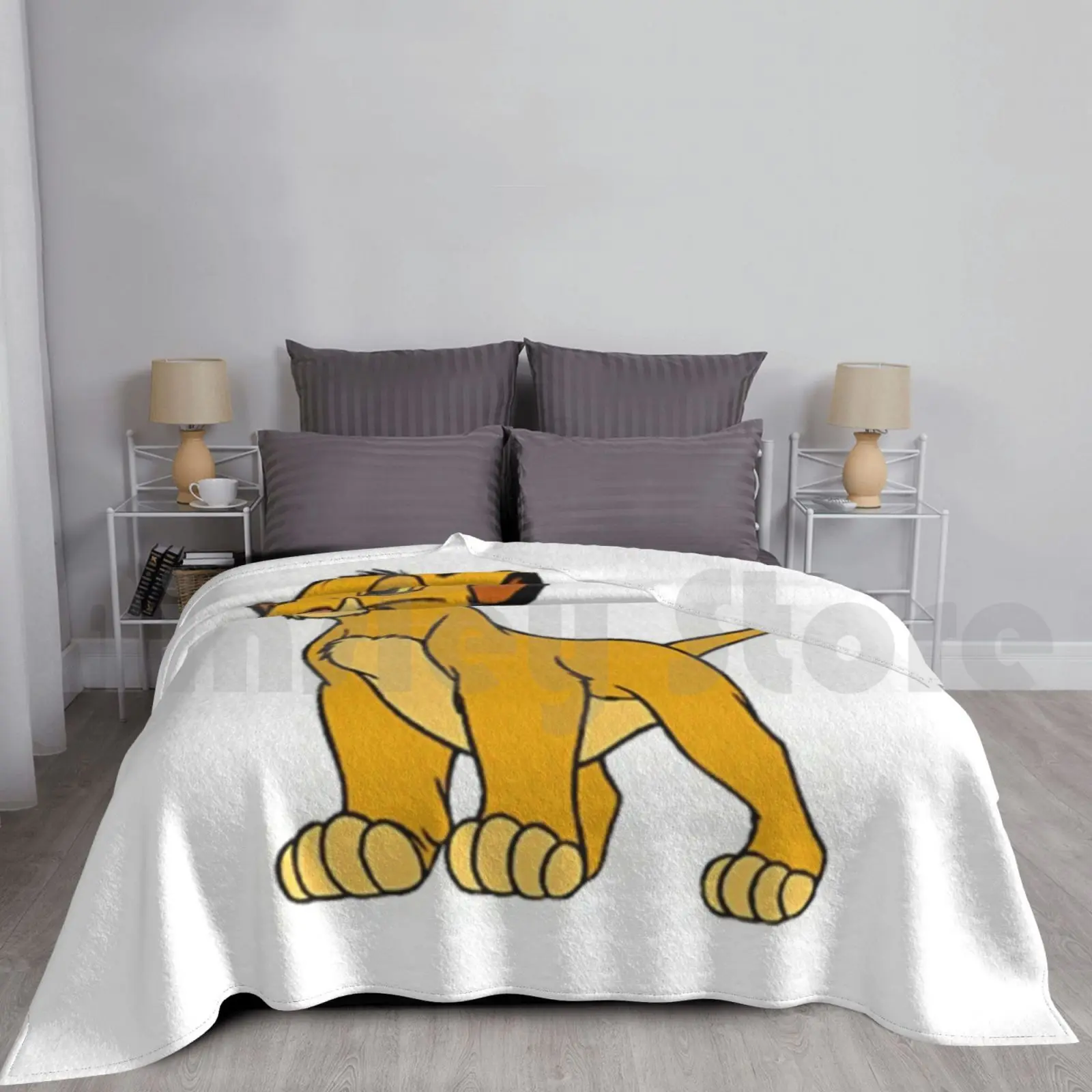 

Cub Король Лев, Simba. Модное одеяло на заказ 1859, мультяшный кролик «Король Лев»