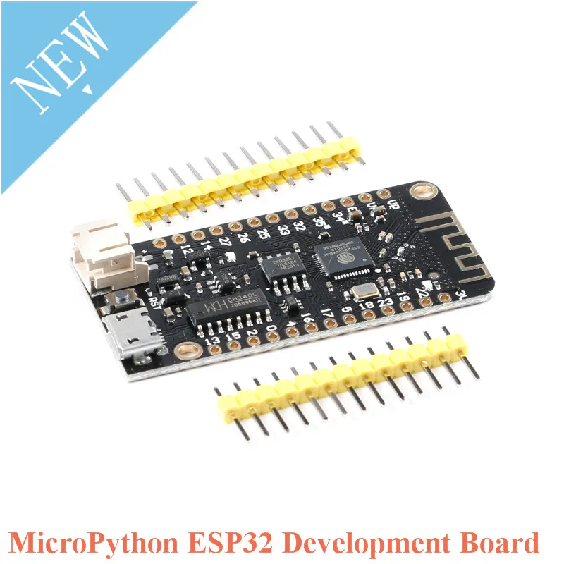 

MicroPython ESP32 ESP-32 Development Board V1.0.0 Rev1 Wifi Bluetooth-compatible CH340G CH340 4MB Flash Wifi Module For Arduino