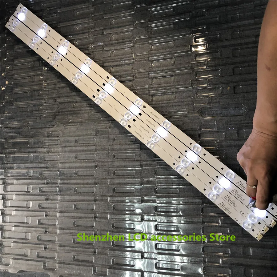 40Pieces/lot LED Backlight strip 10lamp for 40inch MBL-40035D410RS1-V1 E349376 LED39V2 1LED=3V 100%NEW