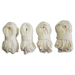 Thicker 100% Natural cotton rope 3mm-10mm twine  macrame cords  tag hang handmade accessory  DIY