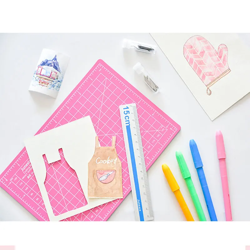 A5 PVC Cutting Mat Pad Patchwork Cut Pad A4 Patchwork Tools Manual DIY Tool Cutting Board