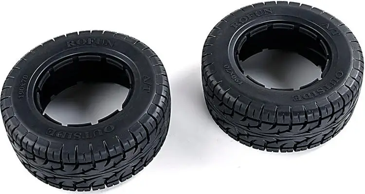 Highway Tire Skin 2pc 190X70 for 1/5 Scale LOSI 5IVE-T Kingmotor X2 Rovan Rofun LT SLT V5 5S TRUCK RC CAR PARTS