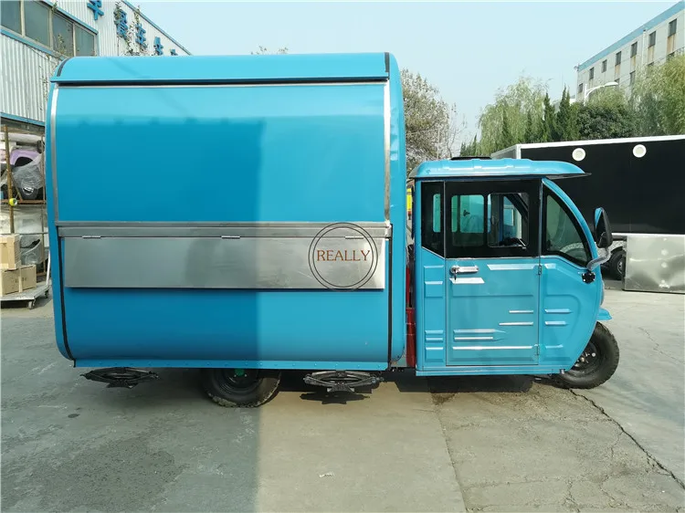 In magazzino benzina triciclo per adulti camion per alimenti distributore automatico di auto completamente chiuso bolla di caffè tè gelato carrello Mobile per alimenti In vendita