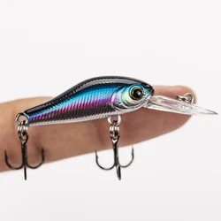 1PCS Ultra Light Fishing Lure 2.4g 35mm deep 1-1.5m mini Minnow Hard Bait For Perch Trout Bass