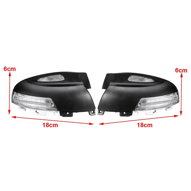 Samochód lewego prawego lusterka wstecznego kierunkowskaz lusterka bocznego lampa Led Repeater dla-Vw Sharan 2012 2013 2014 Tiguan 2007 2008 2009 — zdjęcie 6