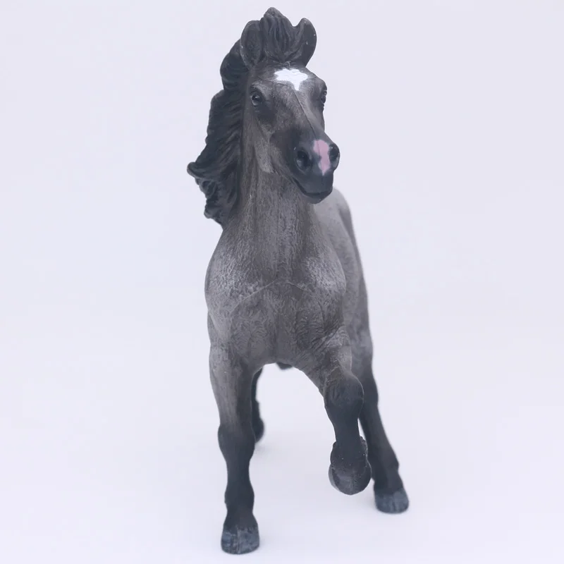 CollectA Horse Country Farm Animals Icelandic Stallion Blue Dun Simulation model Toy Figure #88826