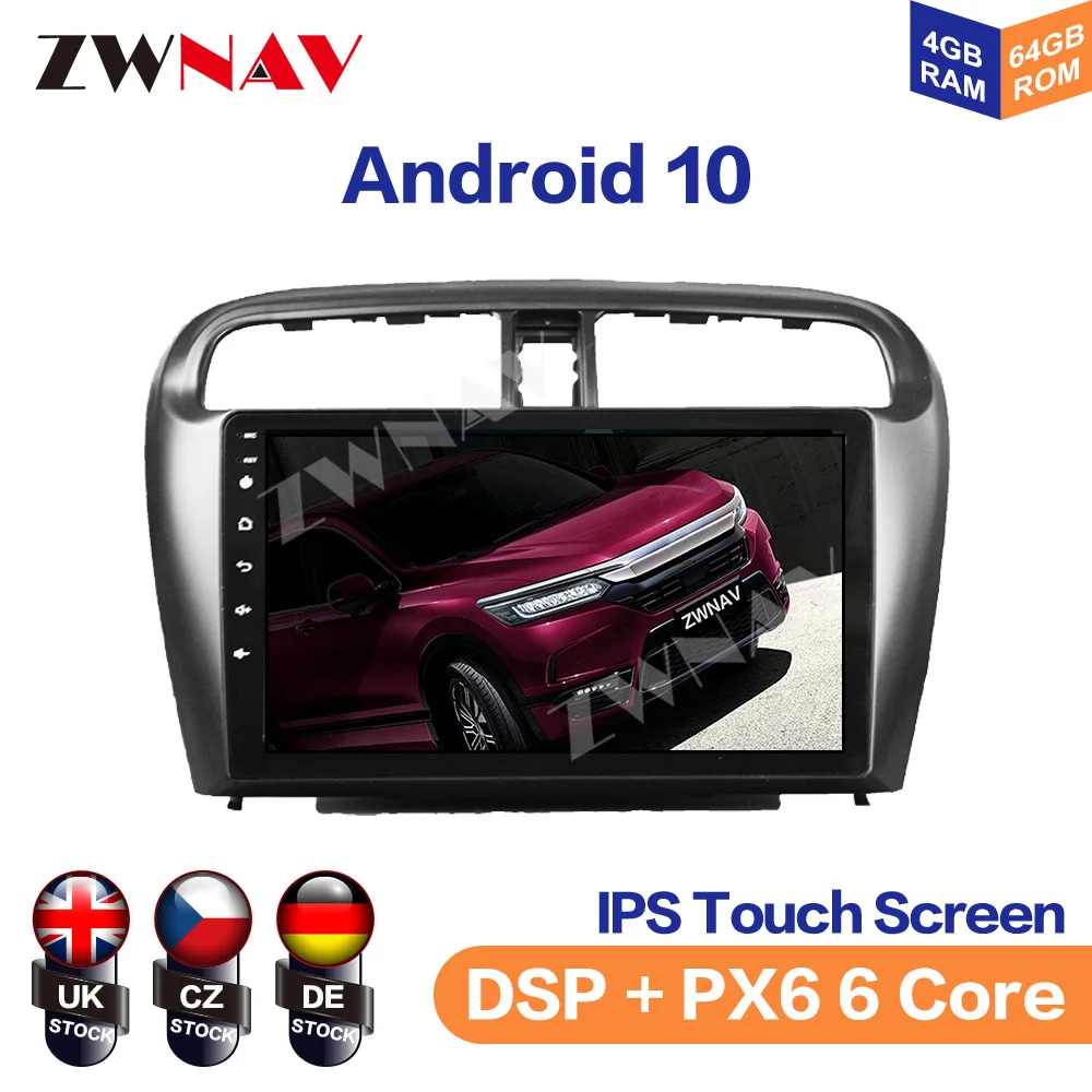 Android 10.0 Car NO DVD Player GPS Navigation For Mitsubishi Attrage 2012-2016 Auto Radio Stereo Head Unit Multimedia Player PX6