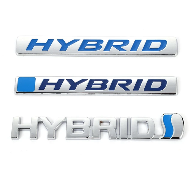 3D Metal HYBRID Car Sticker Emblem Badge for Hybrid Logo Toyota Prius Camry  Crown Auris Rav4s Ford S-MAX Fusion Explorer Limited - AliExpress