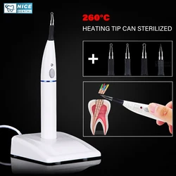 Dental Teeth Gutta Percha Cutter - Endo Cordless Gum Cutter with 4 Tips Dissolved Breaker Cutter dental laboratory equipment