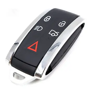 DIYKEY 5鍵遙控汽車鑰匙,適用於捷豹XF XF XFR XK XKR 2009-2013款,315/433MHz,ID46 7945晶片,FCC認證:KR55WK49244,免鑰匙進入 8 最佳銷售 捷豹XKR - №3