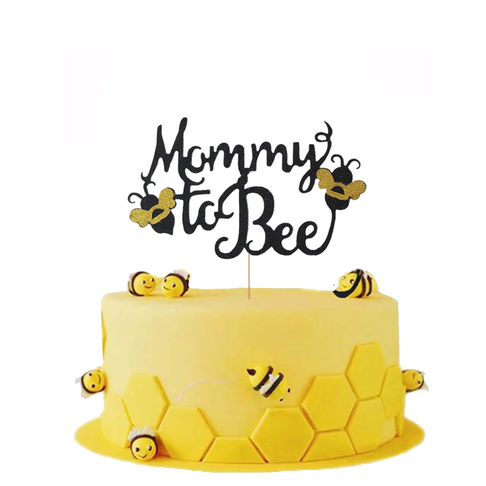 What Will It Bee Gender Reveal Party Supplies Decorations Honey Bumble He or She Baby Shower Banner Bee Cake Toppers