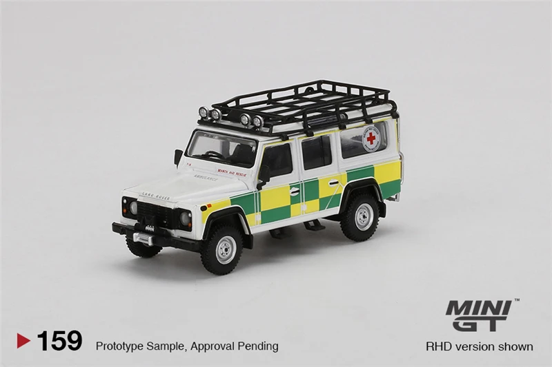 

MINI GT 1:64 Defender 110 British Red Cross Search & Rescue RHD Diecast Model Car