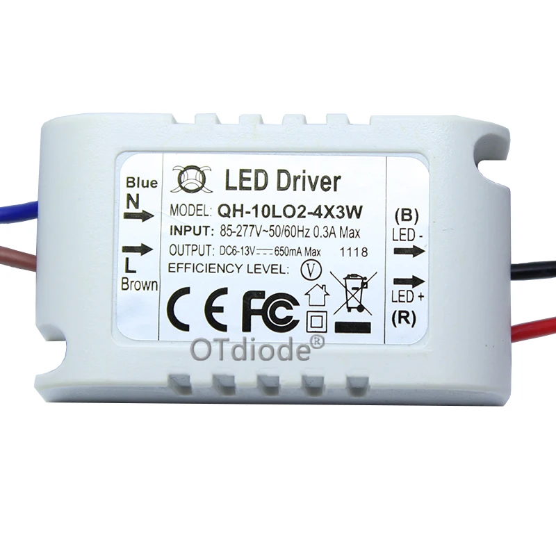 Imagem -03 - Driver de Led Externo de Corrente Constante Transformador de Iluminação de Isolamento 1w 3w 5w 10w 20w 36w 50w 300ma 450ma 600ma 900ma 1500ma