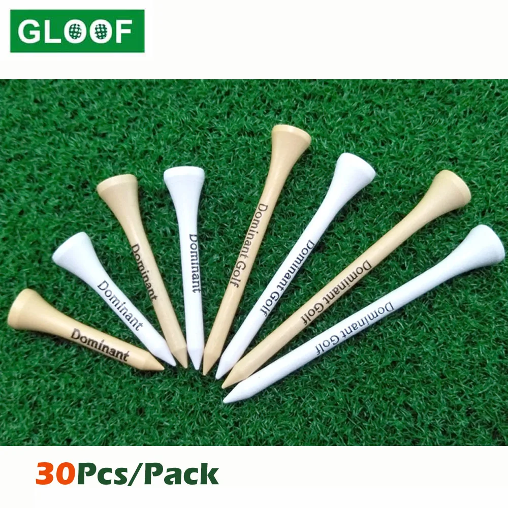 30 Pz/pacco Tee Da Golf di Legno Magliette Sostituzione Driving Range Colpire Allenatore di Club di Golf Titolare