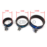 1pcs 60mm 88mm 100mm in Diameter Holder Clamp Fixed Ring Support Bracket for Universal Motorcycle Exhaust Pipe Muffler