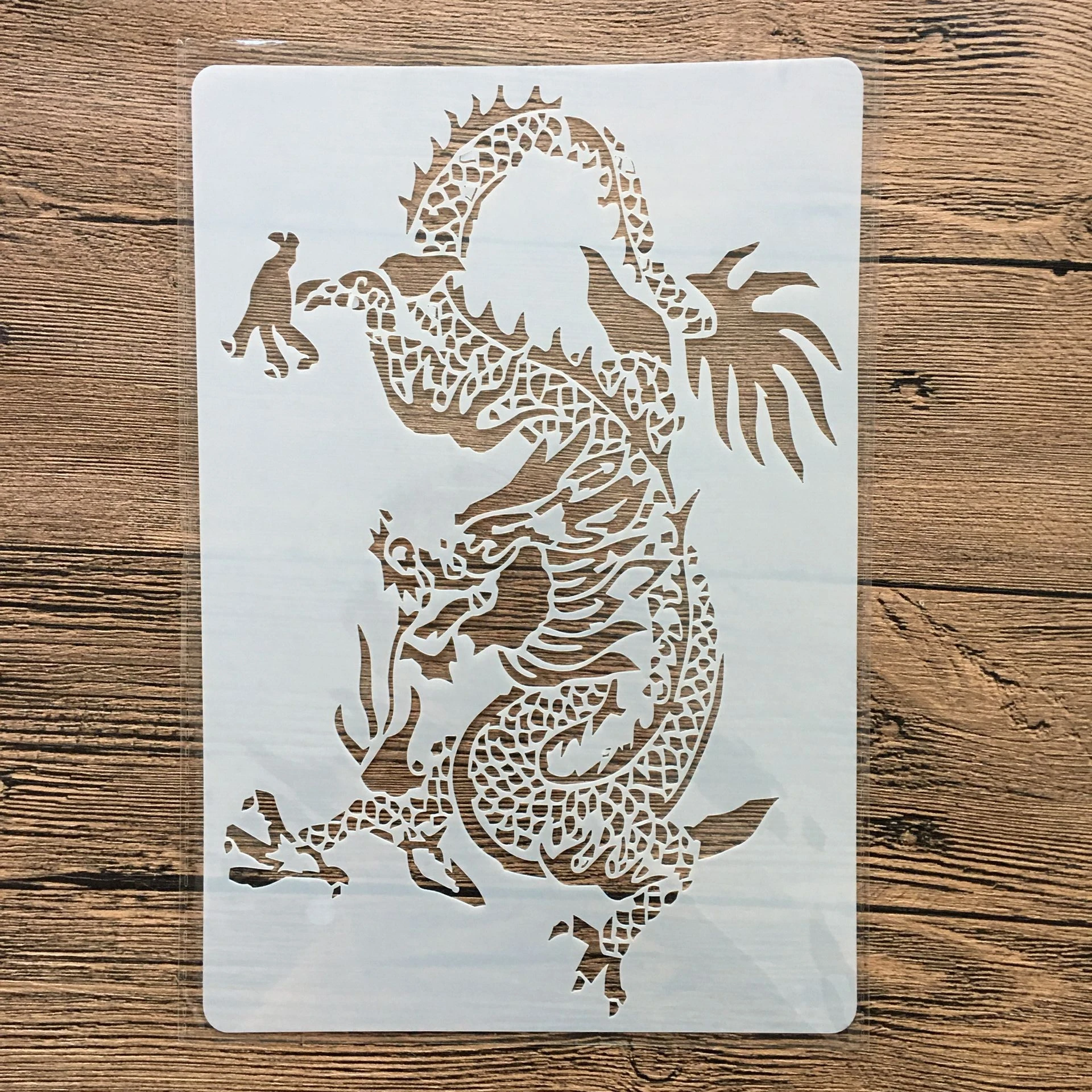 26*18cm Animal Dragon Stencils  DIY Craft Layering Stencils For Walls Painting Scrapbooking Stamping Stamp Album Decorative