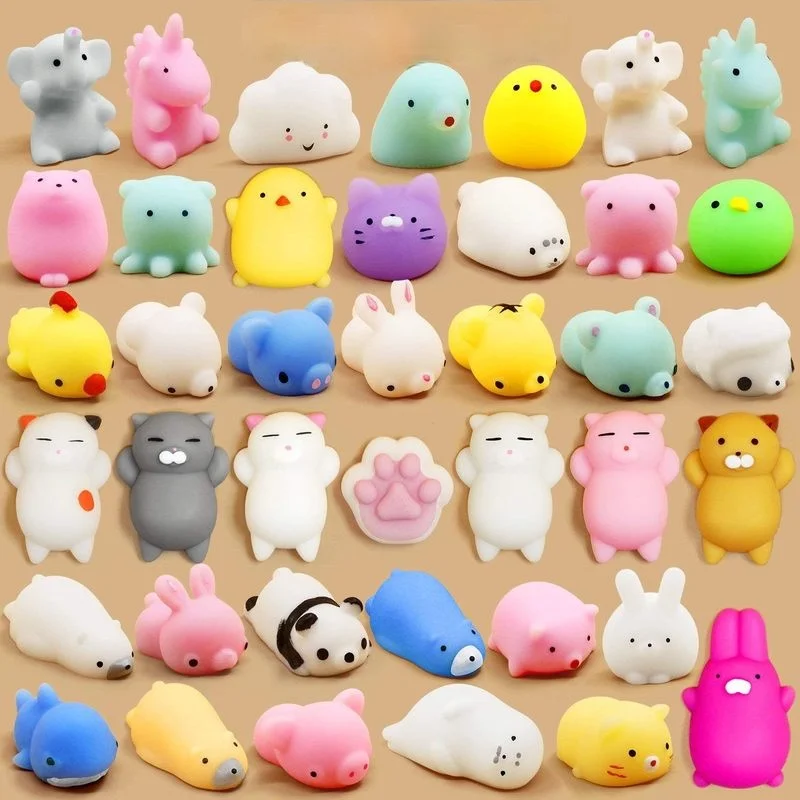 

Squishy Toy Cute Mochi Animal Squeeze Antistress Toys For Children Adults Kawaii Slow Rising Stress Relief Toys All Different