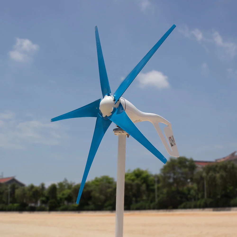 High Quality Wind Turbine Generator 400W Small Mini Windmill Wind Blade Controller Land Charge Generator