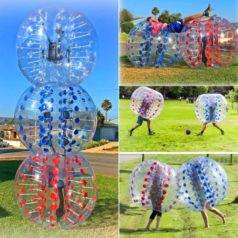 Free Shipping Inflatable Bumper Balls, Bubble Soccer for Adults & Teens, 5 FT(1.5 M) Bubble Balls, Durable Human Hamster Ball