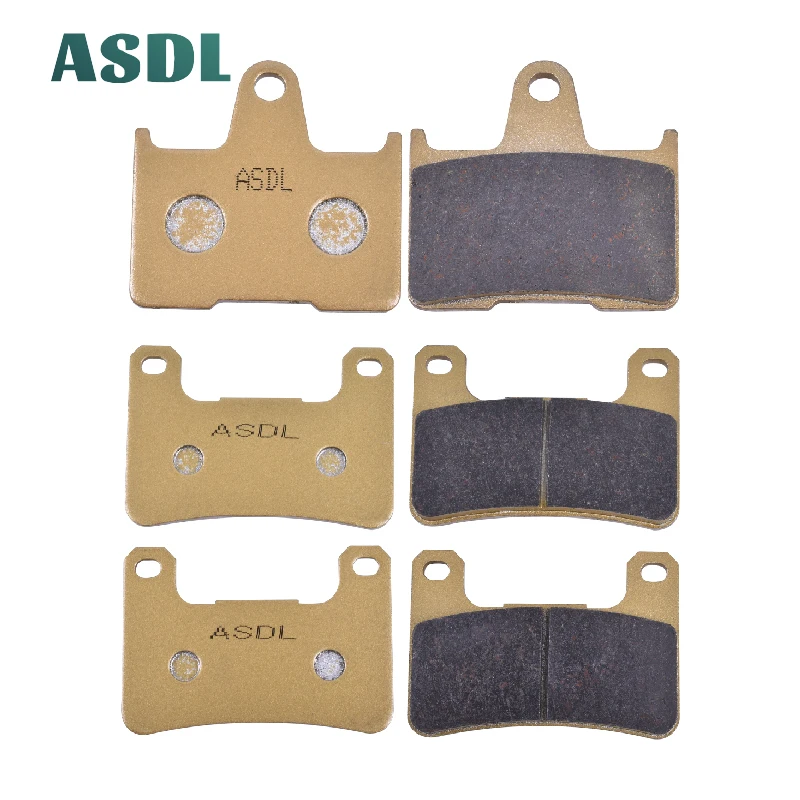 6pcs Front Rear Motorcycle Brake Pads Disk For SUZUKI GSXR 600 K4/K5 GSXR 750 K4/K5 GSXR 1000 K4/K5/K6 2004 2005 2006