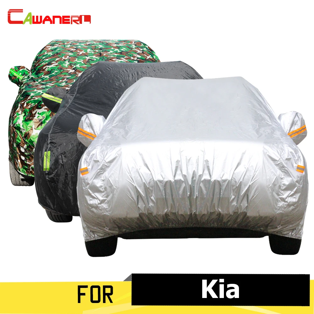 

Cawanerl Car Cover Sun Rain Snow Protector Anti UV Cover For Kia Venga VQ-R Borrego Koup Carens Cadenza Opirus Shuma Sorento VQ