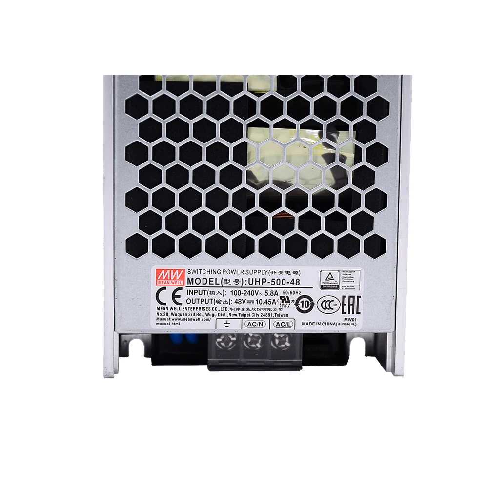 Original Mean Well UHP-500R-48 meanwell 48V/10.45A Fanless design 501W Slim Type with PFC Switching Power Supply