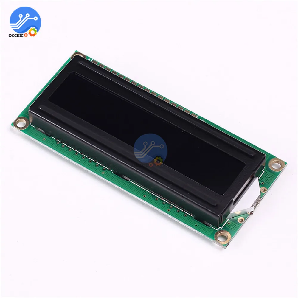 1602A Screen LCD Display Module 5V 16x2 Red Character Dot Black Background Parallel Port LCD Controller Module