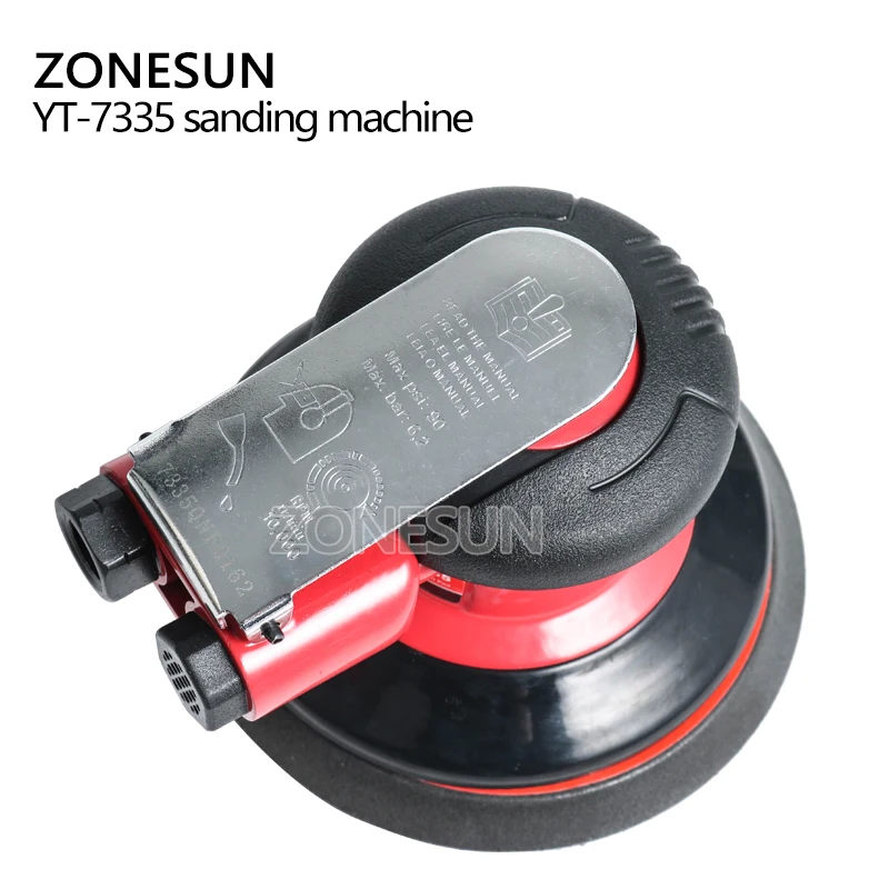 ZONESUN YT-7335 Mini air Sander Grinder Woodworking For Polishing Wood Metal Rust Wall Renovation Car Polisher Sanding Buffing